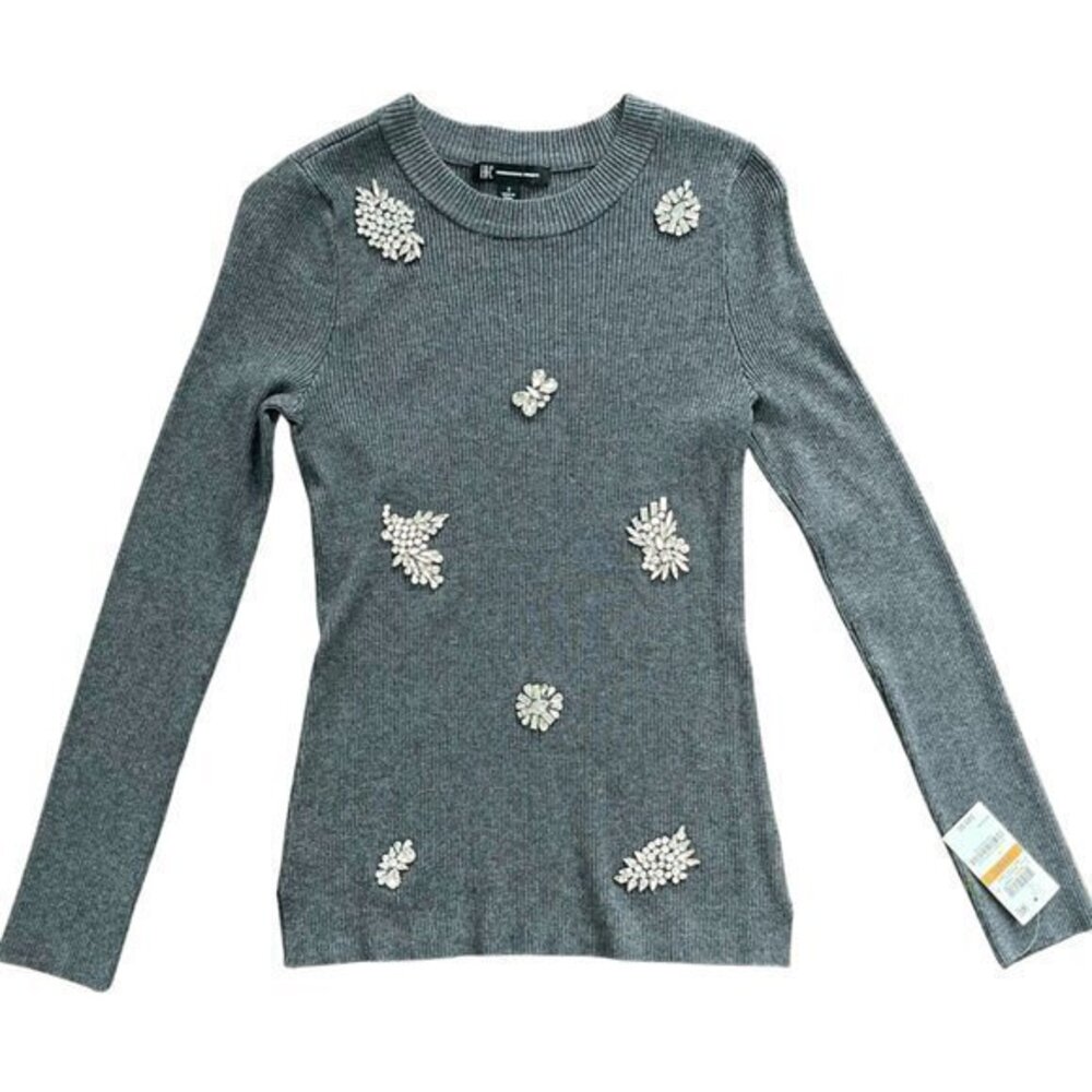 INC International Concepts with Embellished Crystal Clusters - Size Small (NWTs)